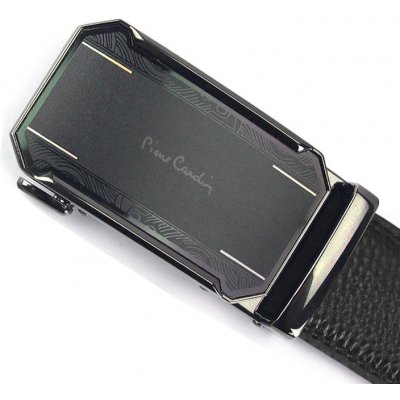 Pierre Cardin Luxusní pánský kožený opasek L546 černý – Zboží Dáma
