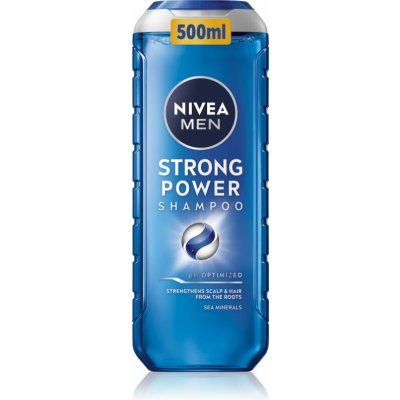 Nivea Men Strong Power Šampon pro muže 500 ml – Zboží Mobilmania