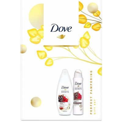 Dove Nourishing Secrets Vyživující African Ritual Kakao & Ibišek sprchový gel 250 ml + antiperspirant deodorant sprej 150 ml dárková sada – Zbozi.Blesk.cz