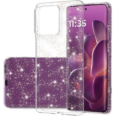 Techsuit SparkleSkin Series průhledný Motorola Edge 60 / Edge 60 Fusion průhledný – Zboží Živě