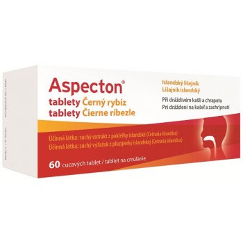 Aspecton na kašel černý rybíz 60 tablet