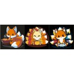 MALUJEŠ Malování podle čísel SET LIŠTIČKA KITSUNE – Zboží Dáma