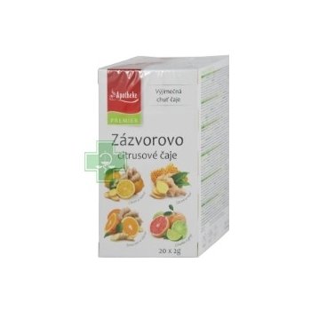 Apotheke Zázvorovo citrusové čaje 4v1 20 x 2 g