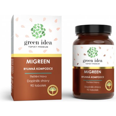Green idea Migreen 90 kapslí – Hledejceny.cz