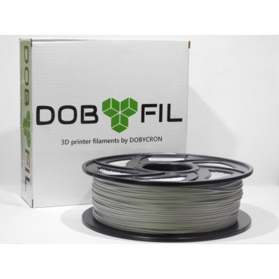 Dobycron DOBYFIL filament, PLA+, 1,75mm, 1kg, šedá (A12018)