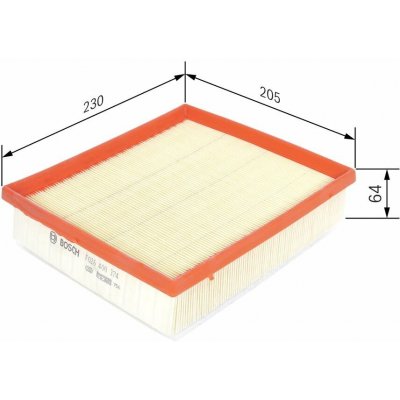 Vzduchový filtr BOSCH F 026 400 374 – Hledejceny.cz