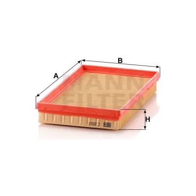 MANN FILTER Vzduchový filtr C 2653 – Hledejceny.cz