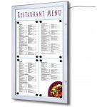 A-Z Reklama CZ Prosvětlená Menu vitrína 4 x A4 – Sleviste.cz