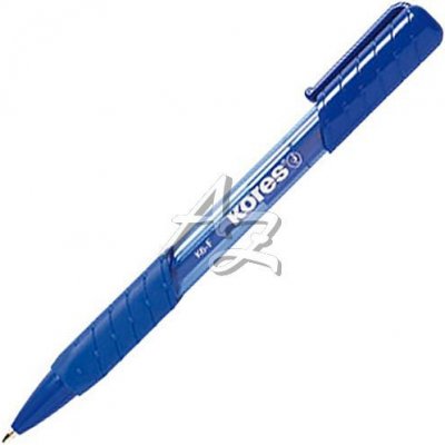 Kores K6 PEN 0,7mm modré náplň modrá – Zboží Živě