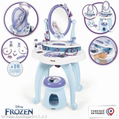Smoby Dětský kosmetický stolek Frozen new > varianta stolek 2v1 new