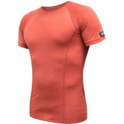 Sensor triko merino Wool Active krátký rukáv Terracotta – Zboží Dáma