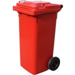 TAVOBAL plastová popelnice 120 l červená – Zboží Dáma