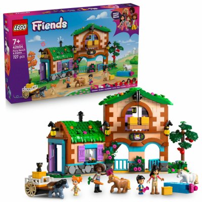 LEGO® Friends 42654 Ranč s poníky a stáj – Zboží Živě