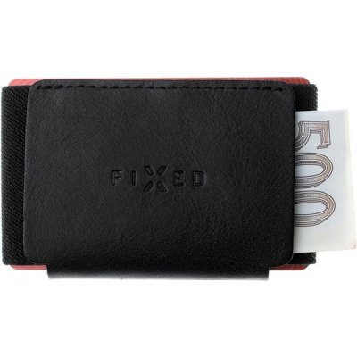 FIXED Tiny Wallet kožená z pravé hovězí kůže Torcello černá FIXW-STN2-BK – Zboží Dáma