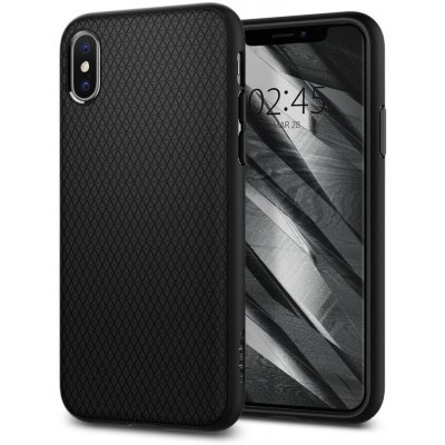 Pouzdro Spigen Iphone X/Xs Liquid Air Matte Černé – Zboží Mobilmania