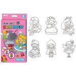 Sada barviček na sklo 6 barev 10,5ml+6 sklíček POHÁDKA – Hledejceny.cz