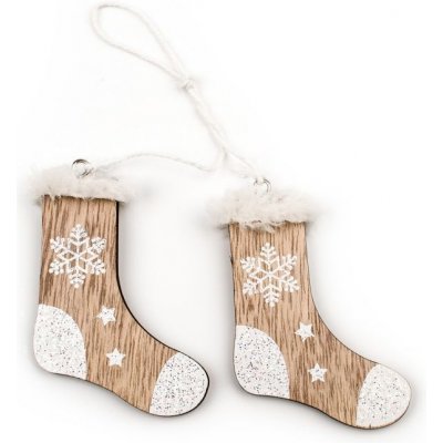 Ponožky závěs dřevo 8cm natural – Hledejceny.cz