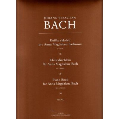 Johann Sebastian Bach Knížka skladeb pro Annu Magdalenu Bachovou noty klavír sólo – Hledejceny.cz