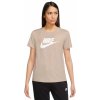 Dámská Trička Nike Sportswear Essentials T-Shirt sanddrift/white