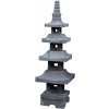Jezírková dekorace Lávová lampa pagoda 4 střechy 80 cm