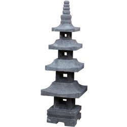 Lávová lampa pagoda 4 střechy 80 cm