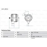 0986046000 BOSCH generátor
