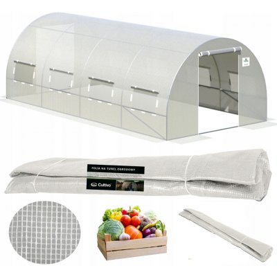 Focus Garden Fóliovník 600 x 300 cm 18 m2 bílý 8 oken – Zboží Dáma