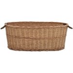 vidaXL Koš na dřevo s držadly 88 x 57 x 34 cm přírodní vrba – Zboží Mobilmania