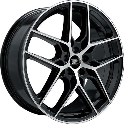 1000 MIGLIA MM1004 8.5x20 5x110 ET35 gloss black polished | Zboží Auto