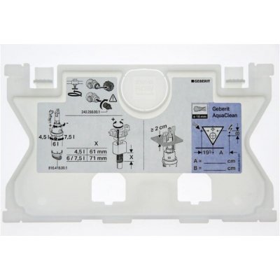Geberit Kombifix/Duofix ochranná deska splachovací nádržky UP320 241.824.00.1 – Hledejceny.cz
