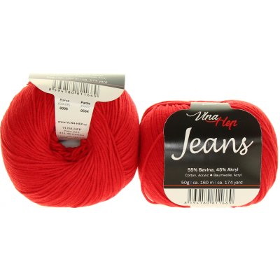 Vlna Hep Jeans červená 8008 – Zboží Dáma