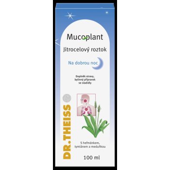 Mucoplant Jitrocelový roztok Na dobrou noc 100 ml