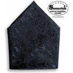Soonrich šátek dámský pánský modročerný kašmírový stk035 – Sleviste.cz