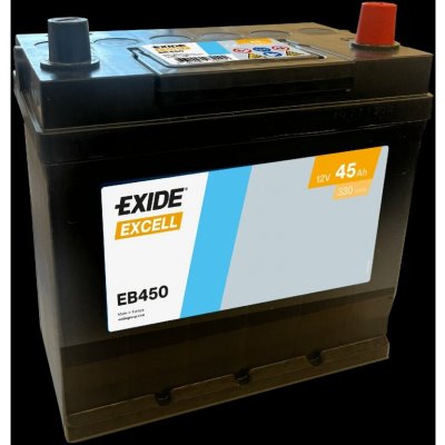Exide Excell 12V 45Ah 330A EB450 – Zbozi.Blesk.cz