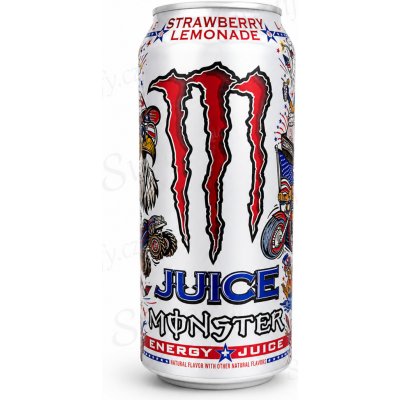 Monster Juice Strawberry Lemonade 473 ml – Zbozi.Blesk.cz