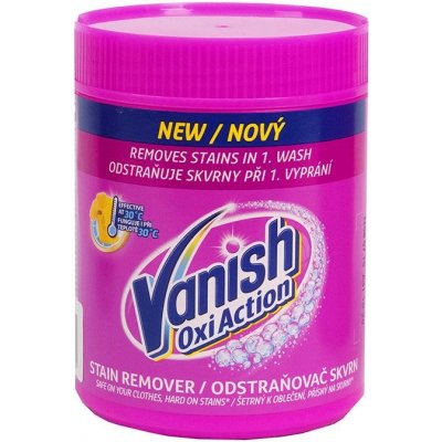 Vanish Gold Oxi Action Pink odstraňovač skvrn prášek 470 g – Zboží Mobilmania