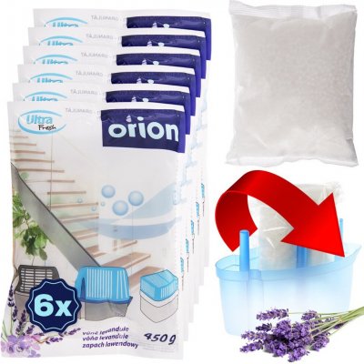 Orion Náplň do pohlcovače vlhkosti 6 x 450 g vonná 2700 ml – Sleviste.cz