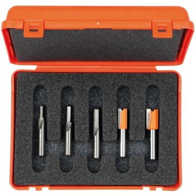 CMT Orange Tools CMT Sada drážkovacích fréz 5ks - S=8 HW - C90000501 – Zboží Mobilmania