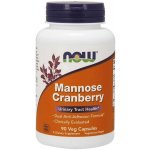 Now Foods Mannose Cranberry D-manóza + klikva 90 rostlinných kapslí – Hledejceny.cz