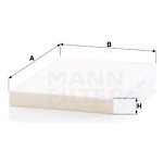 Filtr, vzduch v interiéru MANN-FILTER CU 31 003 – Hledejceny.cz