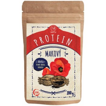 NATU Makový protein RAW 200 g