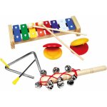 BINO Set hudební s trianglem v tašce 4v1 – Hledejceny.cz