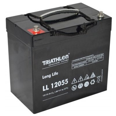 TRIATHLON LL12055 12V 55Ah long life – Zbozi.Blesk.cz