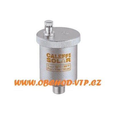Caleffi 250 Automatický odvzdušňovací ventil SOLAR 3/8" Tmax 180°C 5025SO38 – Sleviste.cz