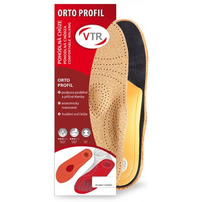 VTR Orto profil anatomické kožené vložky – Zboží Mobilmania