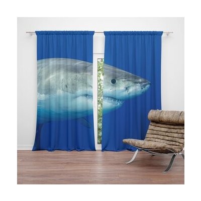Sablio Závěs Žralok: 2ks 140x250cm – Hledejceny.cz