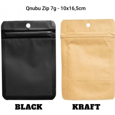 Qnubu Zip Sáček Black 7G, 10x16.5 cm, 50 ks – Hledejceny.cz