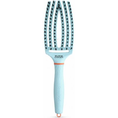 Olivia Garden Fingerbrush Combo Medium kartáč mátově zelený ID2176 – Zboží Dáma