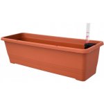 Plastia Samozavlažovací truhlík Bergamot 80 x 20 x 17 cm terakota – Sleviste.cz