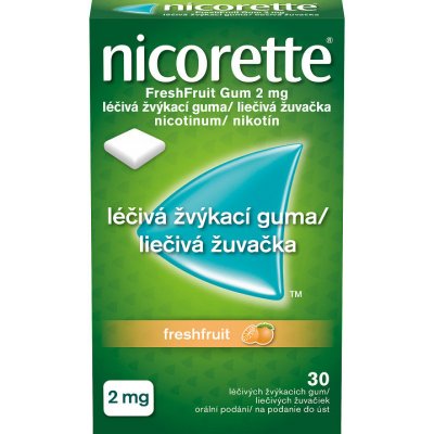 NICORETTE FRESHFRUIT GUM ORM 2MG GUM MND 30 – Zbozi.Blesk.cz